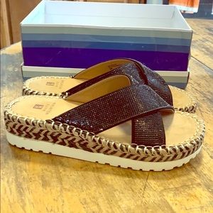 Espadrille slides
